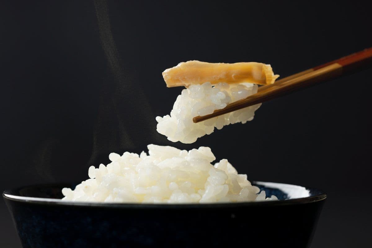 ご飯にのせて